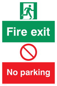 PF5474: Fire exit No parking