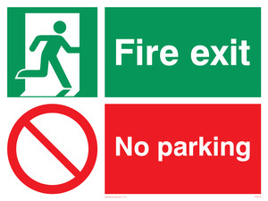 PF5474: Fire exit No parking
