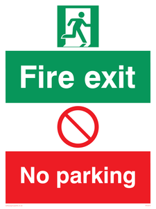 PF5474: Fire exit No parking