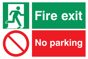 PF5474: Fire exit No parking