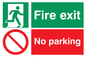 PF5474: Fire exit No parking