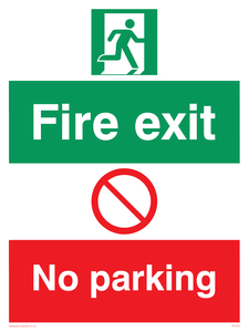 PF5474: Fire exit No parking