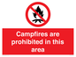 PF7659: Campfires are prohibited this area