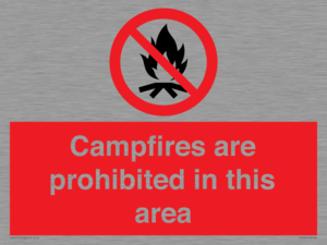 PF7659: Campfires are prohibited this area