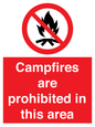 PF7659: Campfires are prohibited this area