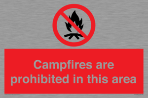 PF7659: Campfires are prohibited this area