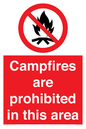 PF7659: Campfires are prohibited this area
