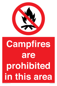 PF7659: Campfires are prohibited this area