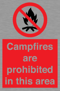 PF7659: Campfires are prohibited this area