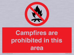 PF7659: Campfires are prohibited this area