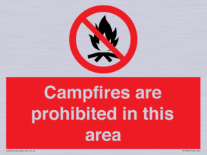 PF7659: Campfires are prohibited this area