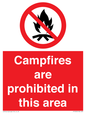 PF7659: Campfires are prohibited this area