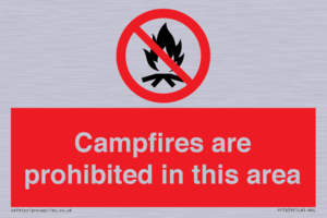 PF7659: Campfires are prohibited this area
