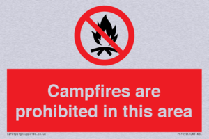 PF7659: Campfires are prohibited this area