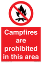 PF7659: Campfires are prohibited this area