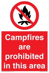 PF7659: Campfires are prohibited this area