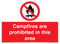 PF7659: Campfires are prohibited this area