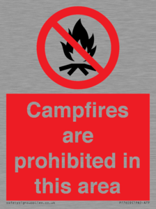 PF7659: Campfires are prohibited this area