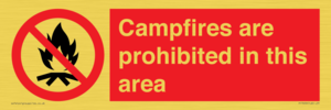 PF7659: Campfires are prohibited this area