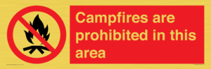 PF7659: Campfires are prohibited this area