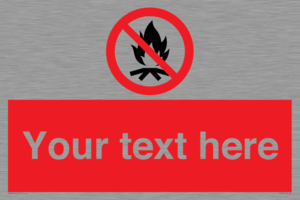 PF7676: Custom prohibition No campfire