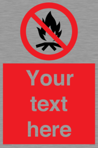 PF7676: Custom prohibition No campfire