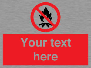 PF7676: Custom prohibition No campfire