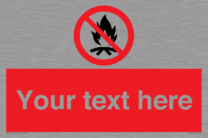 PF7676: Custom prohibition No campfire