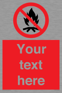 PF7676: Custom prohibition No campfire