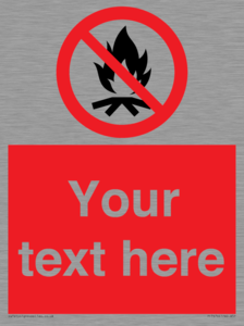 PF7676: Custom prohibition No campfire