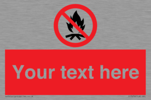 PF7676: Custom prohibition No campfire