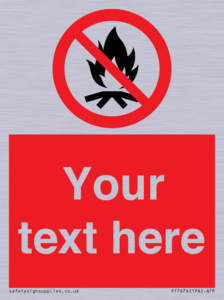 PF7676: Custom prohibition No campfire