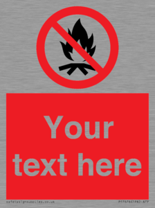 PF7676: Custom prohibition No campfire