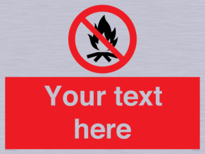 PF7676: Custom prohibition No campfire