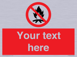 PF7676: Custom prohibition No campfire