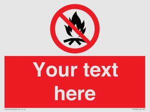 PF7676: Custom prohibition No campfire