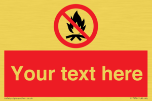 PF7676: Custom prohibition No campfire