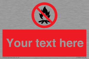 PF7676: Custom prohibition No campfire