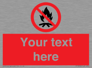 PF7676: Custom prohibition No campfire