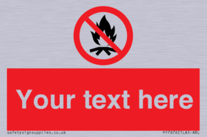 PF7676: Custom prohibition No campfire