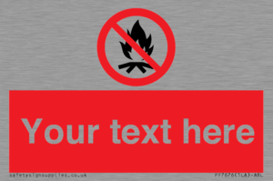 PF7676: Custom prohibition No campfire