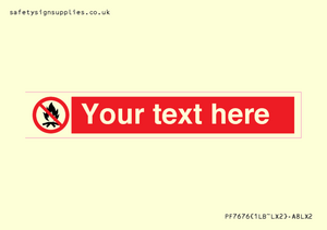 PF7676: Custom prohibition No campfire