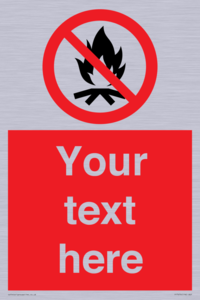 PF7676: Custom prohibition No campfire