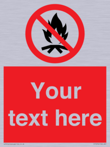 PF7676: Custom prohibition No campfire