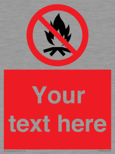 PF7676: Custom prohibition No campfire