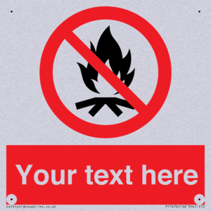 PF7676: Custom prohibition No campfire