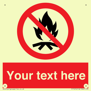 PF7676: Custom prohibition No campfire