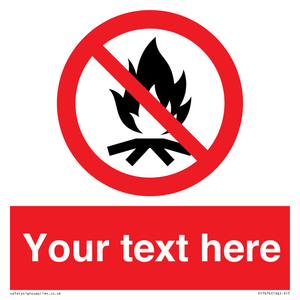 PF7676: Custom prohibition No campfire