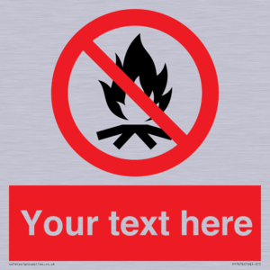 PF7676: Custom prohibition No campfire