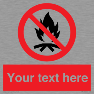 PF7676: Custom prohibition No campfire